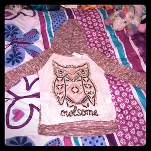 Owl hooded shirt